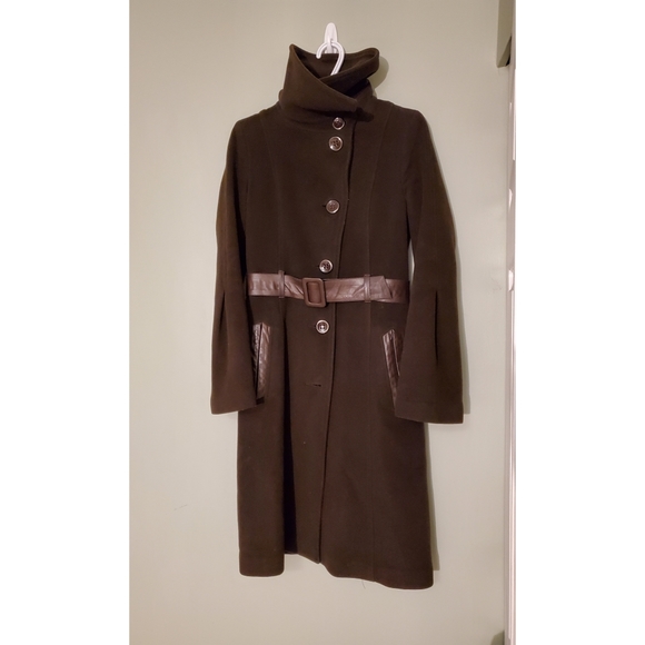 Mackage brown wool blend winter coat sz sm… - Picture 1 of 11